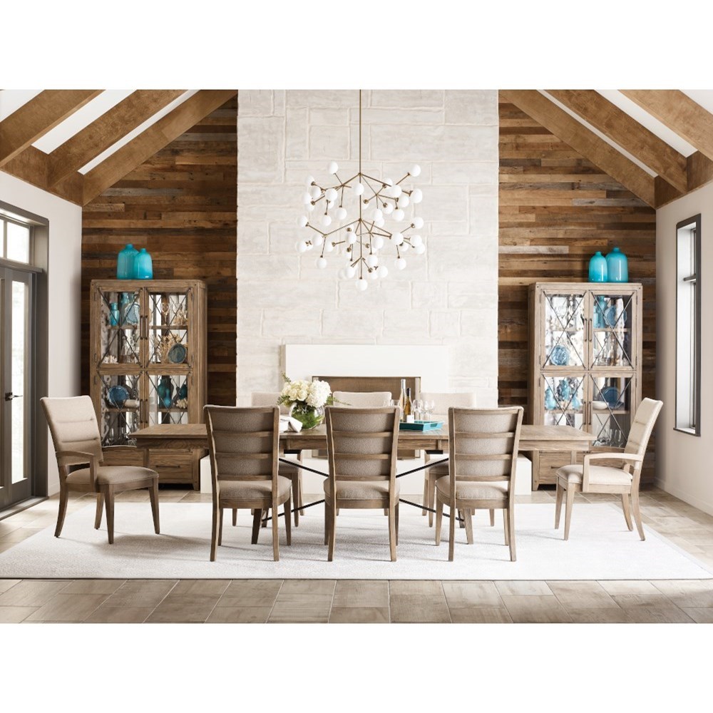 Kincaid Furniture Modern Forge 944 Dining Room Group 4 Formal Dining Room Group Belfort Furniture Formal Dining Room Groups